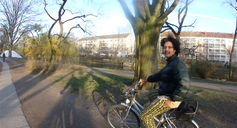 Berlin park bike ride