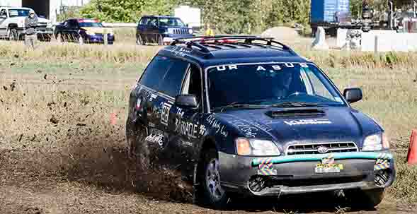 Subaru Outback Rallycross racing