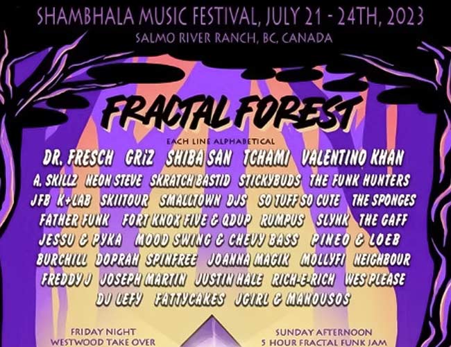 shambhala-fractal-forest-lineup-2023