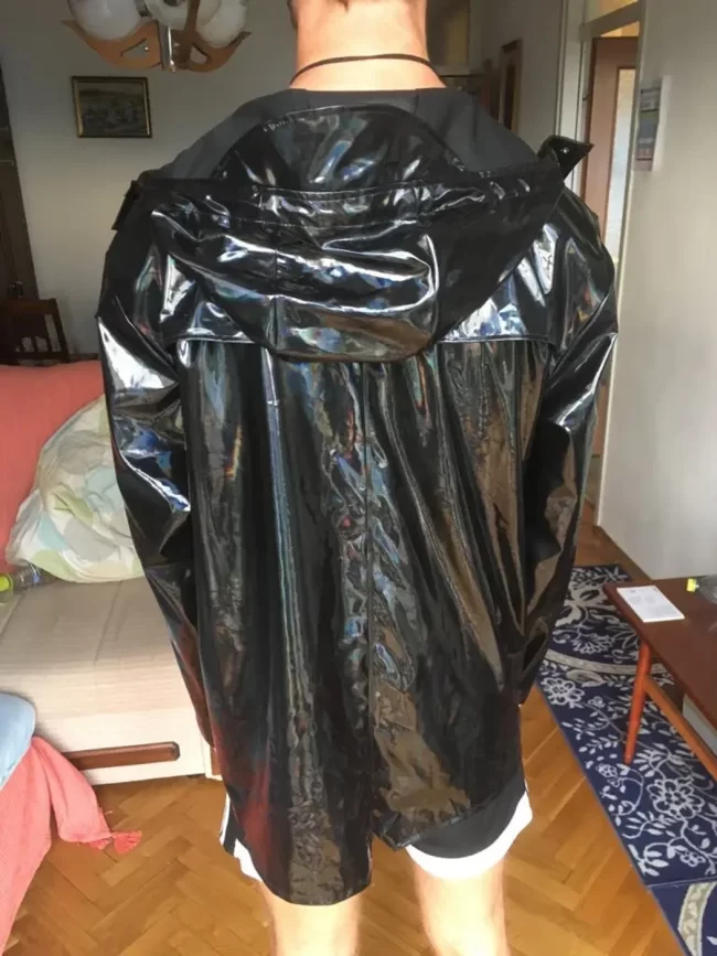 Rains LE holographic jacket for sale